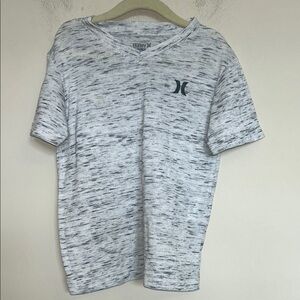 317.  Hurley kids Gray V-Neck T-Shirt size 7